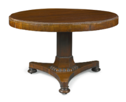Chatsworth vicarage pedestal table