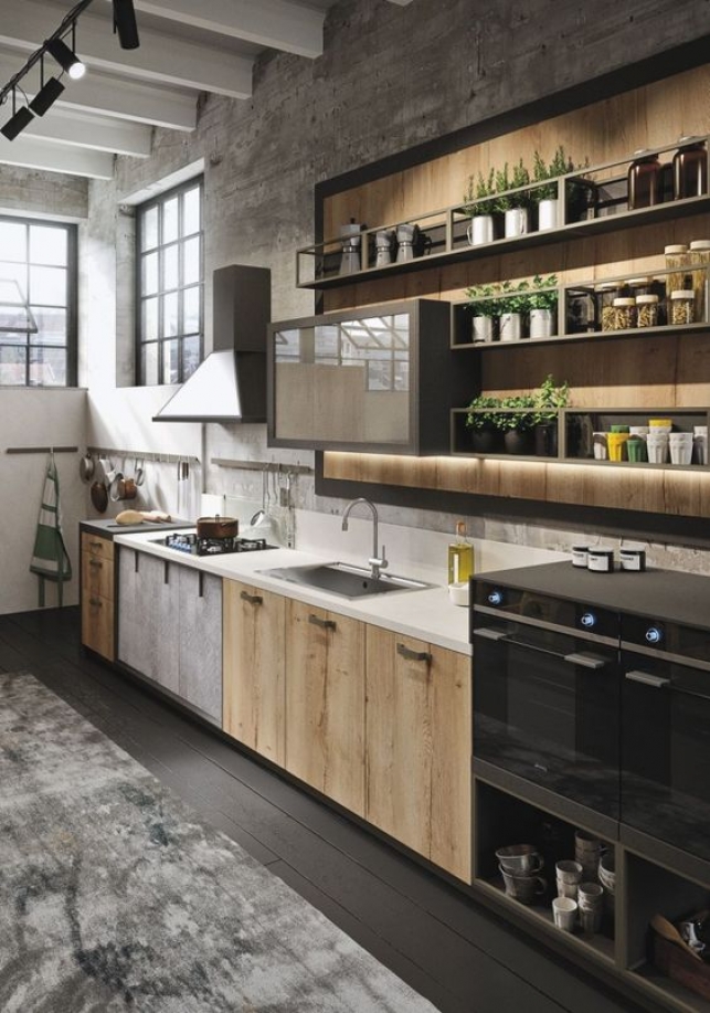 Sorry, I just had to show you this one. While it's an awesome kitchen, do you think it really belongs in an article about "Tiny kitchens?!" Elements can be included, but seriously - tiny? I think not.