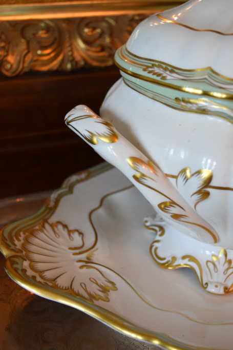 Detail of the Spode tureen
