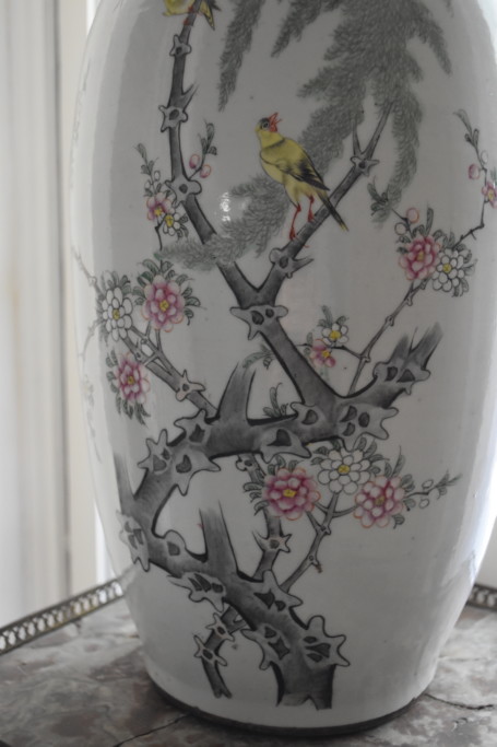 Detail of the painting on the Chinese urn
